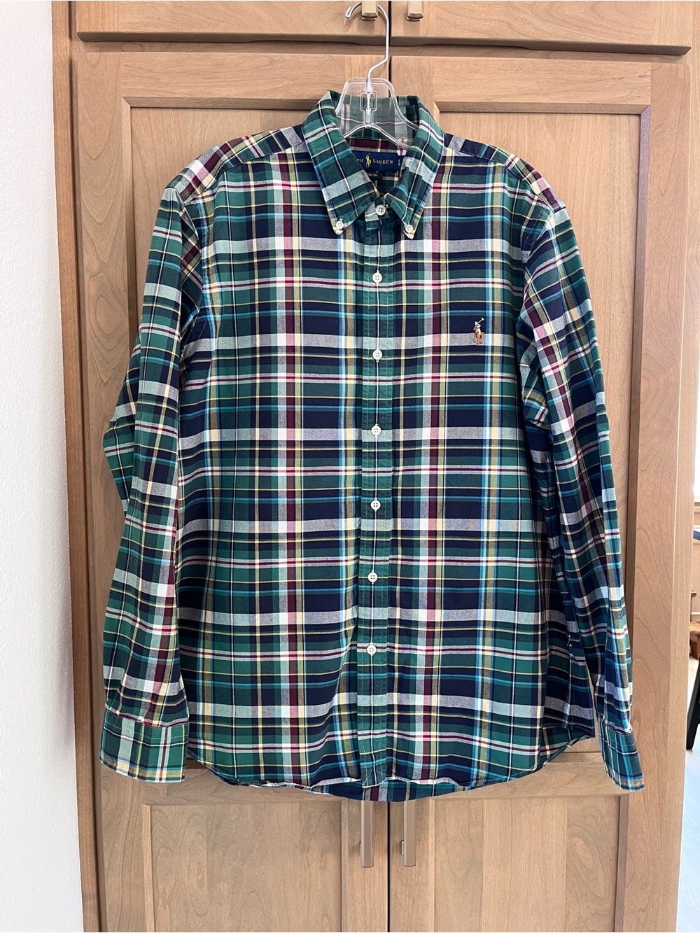 Ralph Lauren Green plaid dress shirt